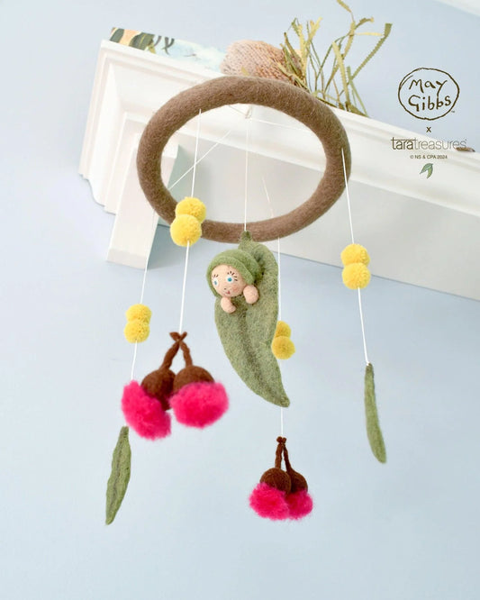 Tara Treasures - May Gibbs Gumnut Baby Cot Mobile