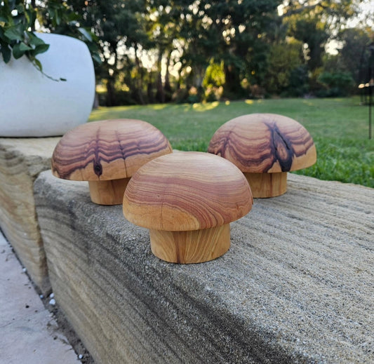 Little Lumber Yard - Wooden Mushrooms