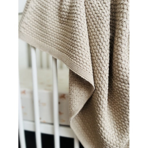 Mini & Me - Herringbone Blanket ‘Oatmeal Melange’