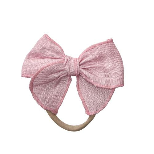 Mini & Me - Fable Bow Headband ‘Pink’