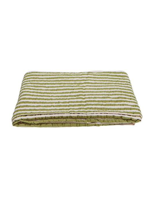 Mosey Me - Seersucker Stripe Square Tablecloth