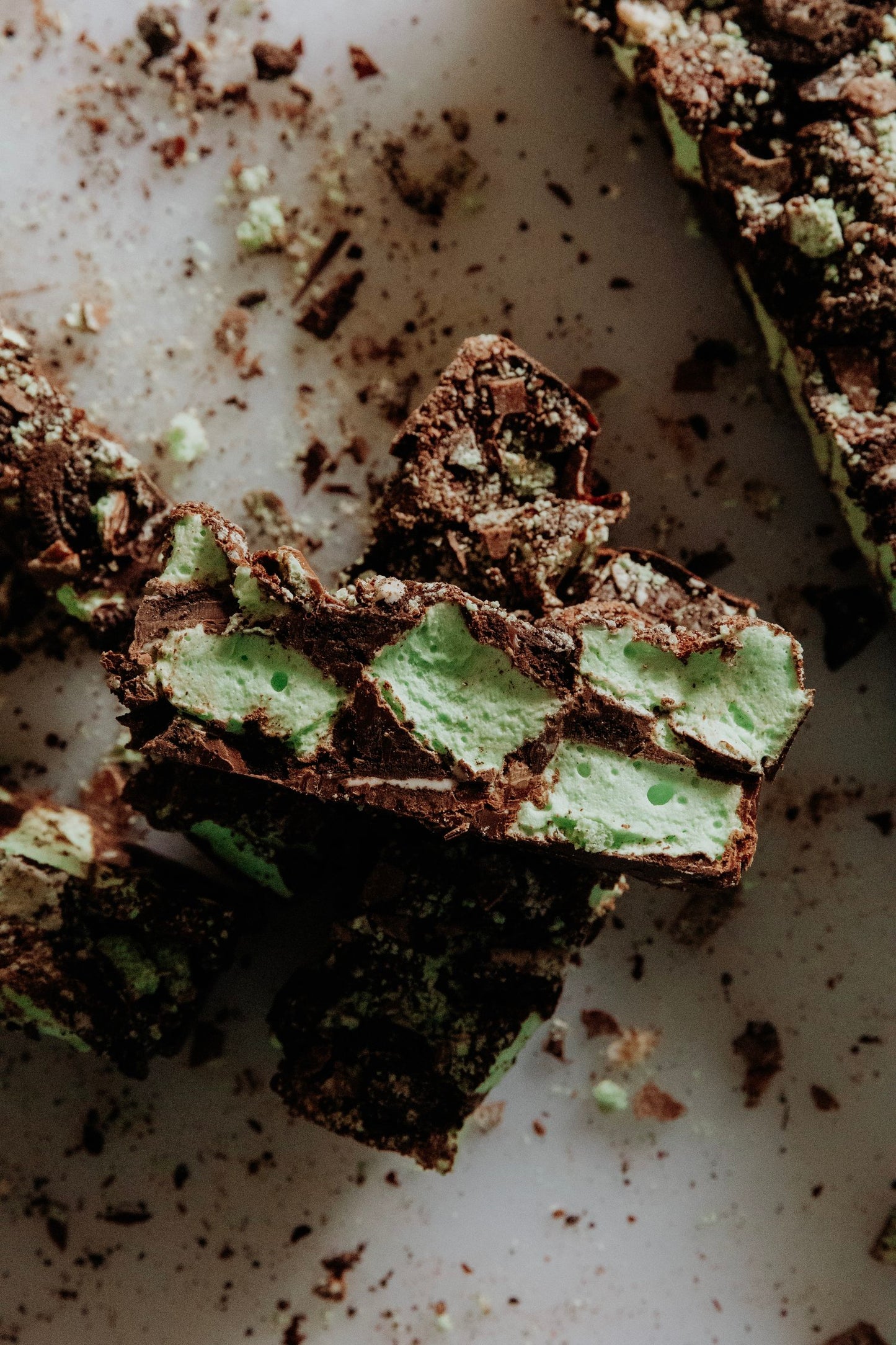 Cloudy Confections - Mint Oreo Rocky Road