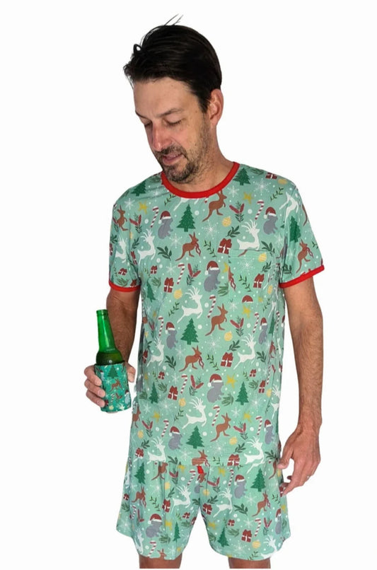 Peggy Road - Men’s/Unisex Australiana Christmas Pyjamas