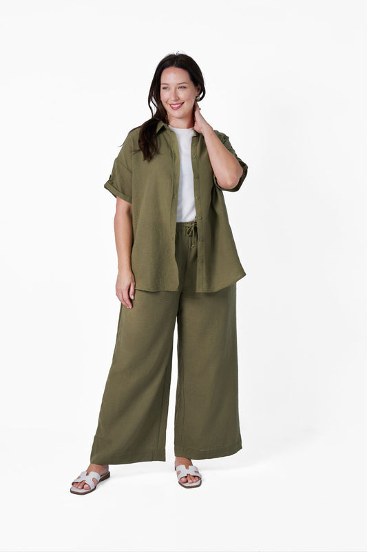 Boho Australia - Kyra Shirt Khaki