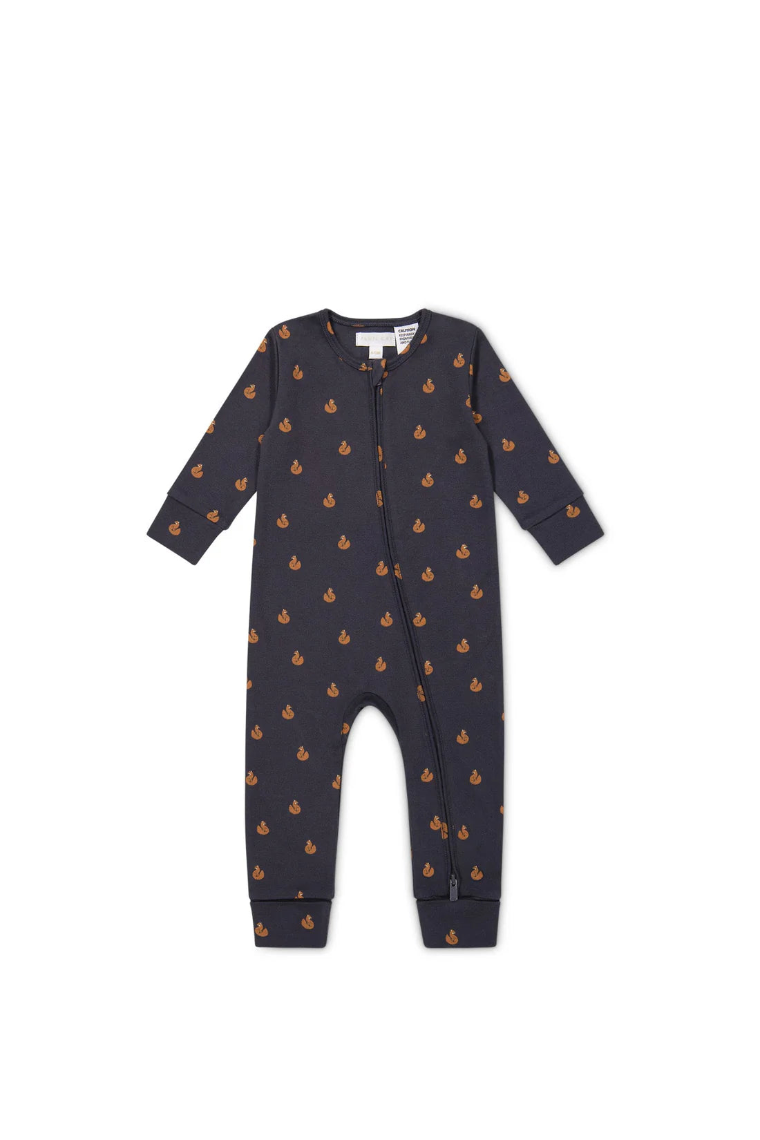 Jamie Kay - Organic Cotton Reece Zip Onepiece Fox Cubs