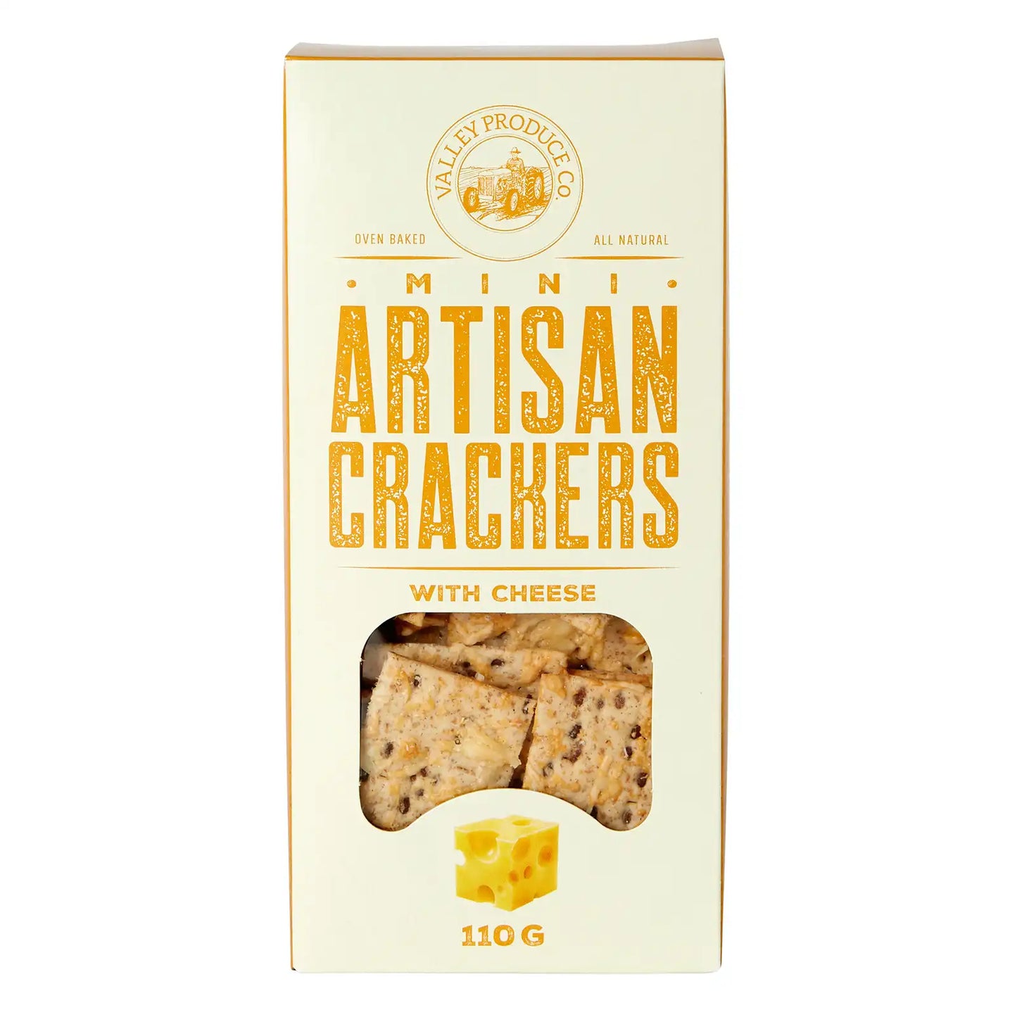 Valley Produce Company - Mini Artisan Crackers with Cheese 110g