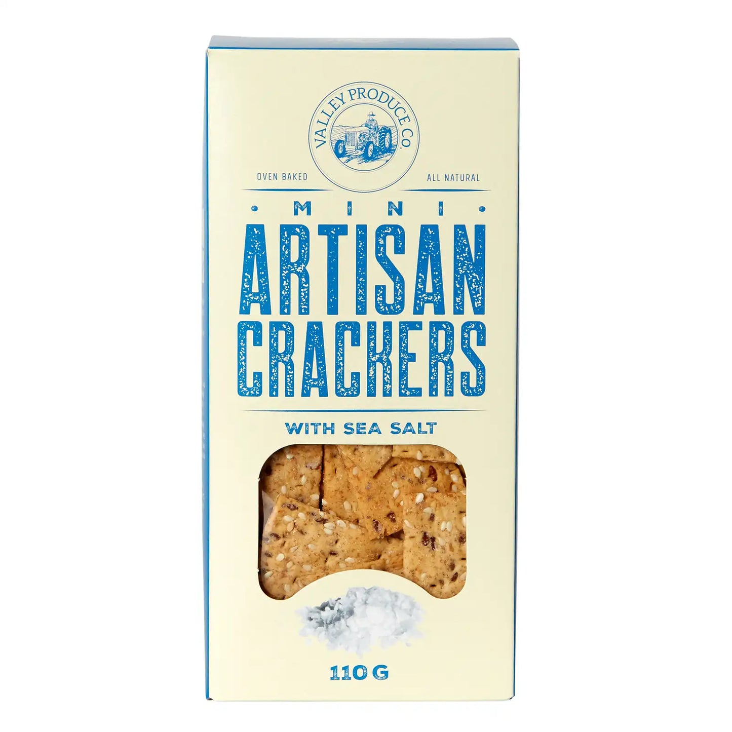 Valley Produce Company - Mini Artisan Crackers with Sea Salt 110g