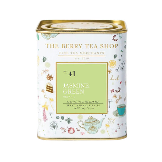 The Berry Tea Shop - No. 41 Jasmine Green (Organic) 100g Tin